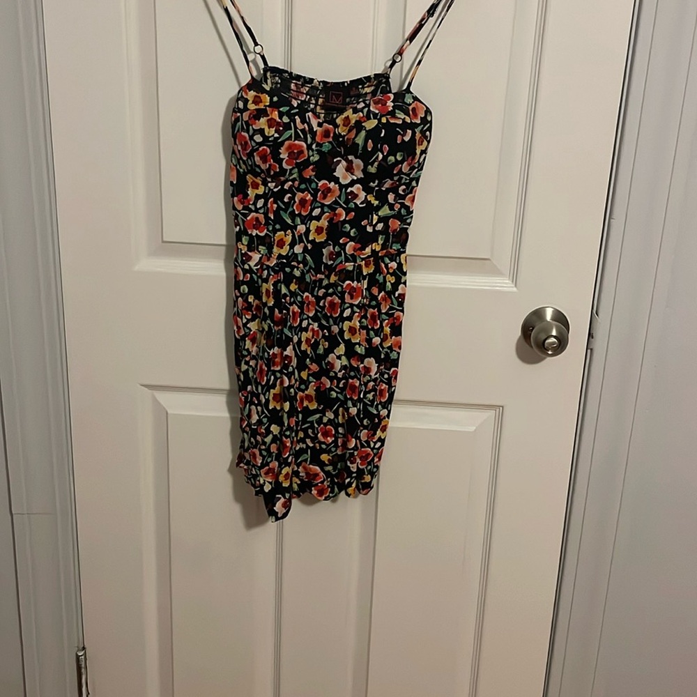 Black Floral romper